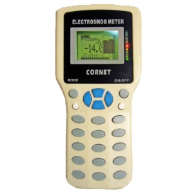 Cornet ElectroSmog MD18 EMF RF Field Strength Power Meter with a built