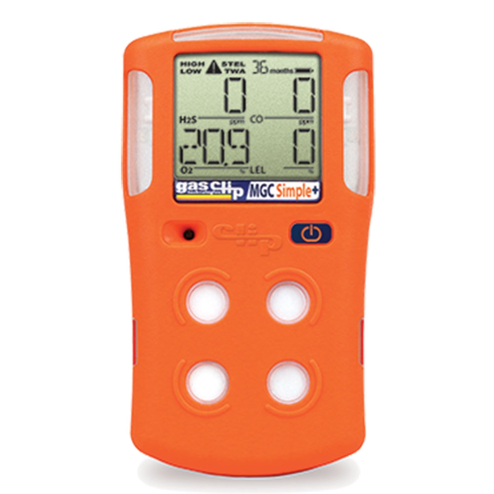 Multi Gas Clip MGC Simple+ Portable 4Gas Detectors (LEL/O2/CO/H2S) 3