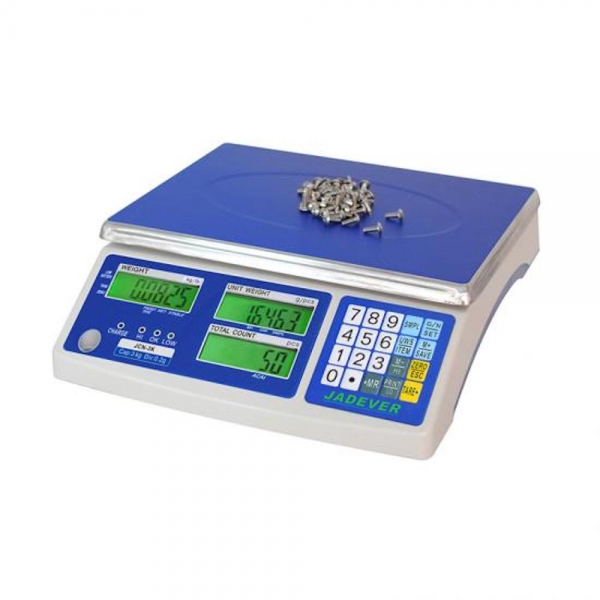 Jadever 30kg/2g Digital Electronic Counting Weighing Scale Balance