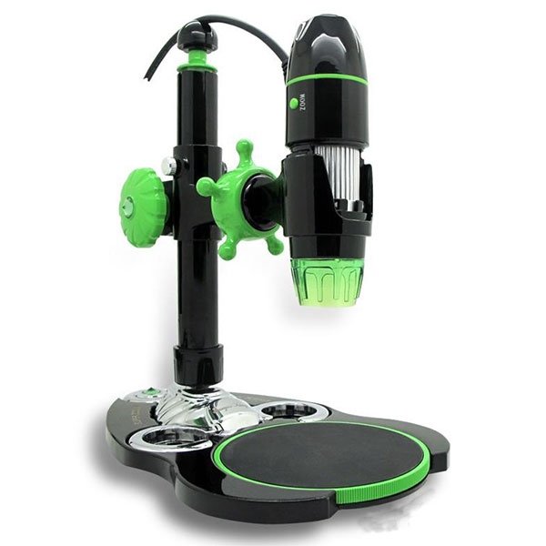 USB Digital Microscope 5X-500X w/ 3D Metal Stand