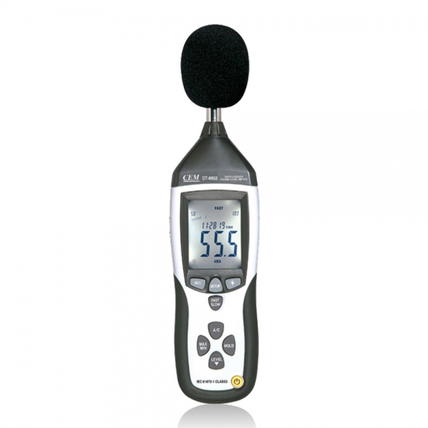 CEM DT-8852 Sound Level Meter with Data Logger - Sound Level / Noise ...