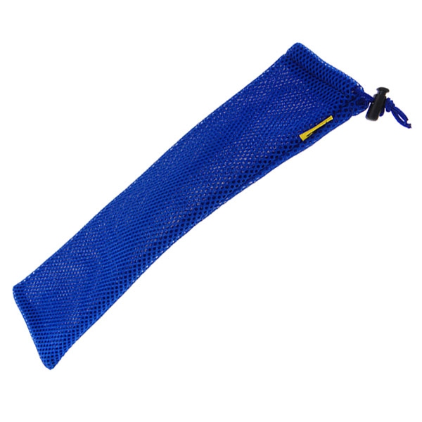 GMM Blue Mesh Fabric Pouch/Bag with draw strip press lock for Selfie Stick