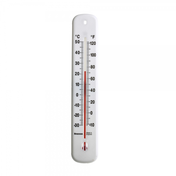 Brannan Wall mounted Glass Thermometer -20ºC~50ºC (215x40)