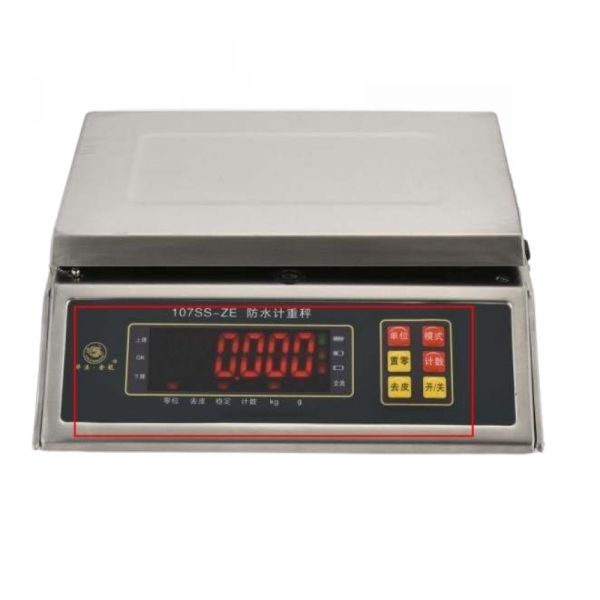 Huaxi 30kg/0.5g Waterproof IP68 Stainless Steel Digital Weighing Scale