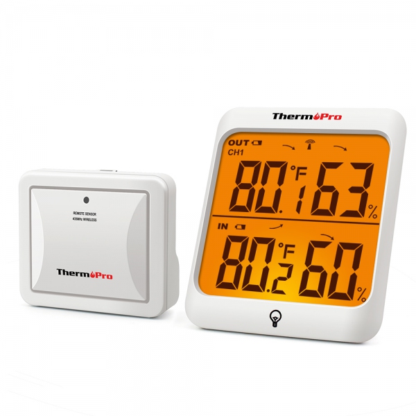 ThermoPro TP63C Indoor Hygrometer Cold Resistant Outdoor Temperature Humidity Sensor (-35℃ ~ 70℃)