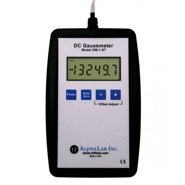 AlphLab DC Gaussmeter Model GM1-ST with Boot / NIST Certificate  (0.1-20,000G)