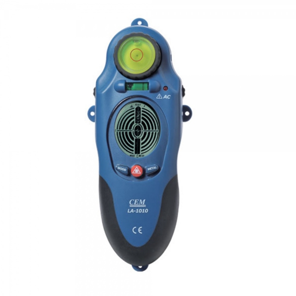 CEM LA-1010 3-in-1 Stud/Metal/AC Voltage Finder w/ Laser Line Level