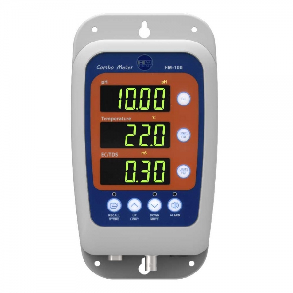HM Digital HM-100 Hydromaster Continuous pH EC TDS Temp Monitor