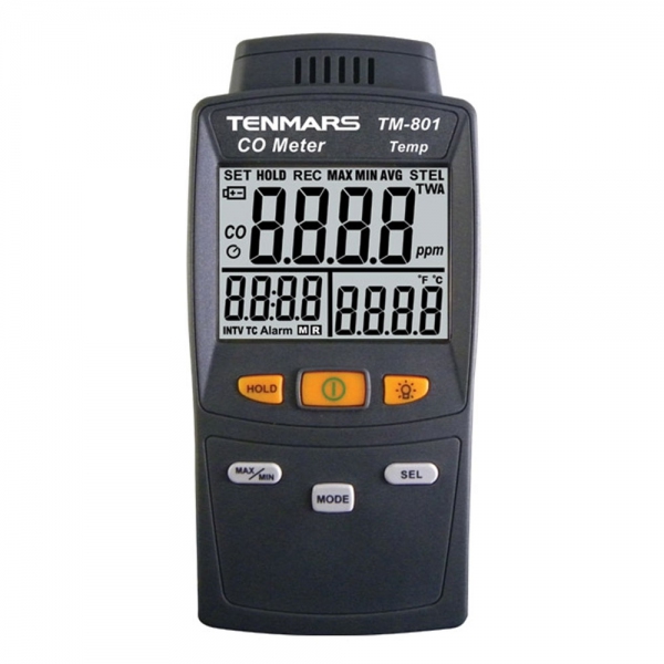 Tenmars TM-801 Carbon Monoxide CO & Temperature Meter