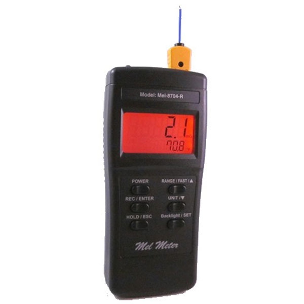 Mel-8704R AC/DC EMF, Temperature & Flashlight in One Handheld instrument