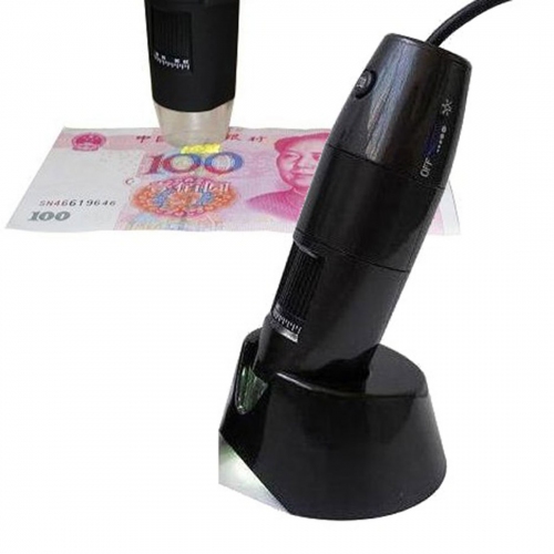 USB Handheld Digital 2.0MP Microscope 10X-200X with UV Light