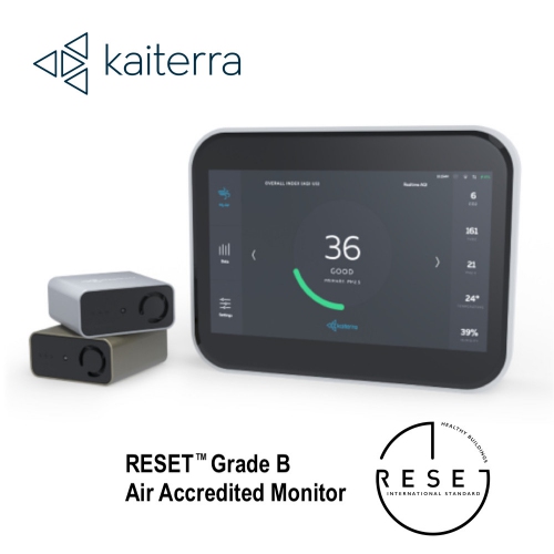 Kaiterra Sensedge 5-in-1 PM2.5 TVOC CO2 Temperature RH Touchscreen Monitoring Solutions