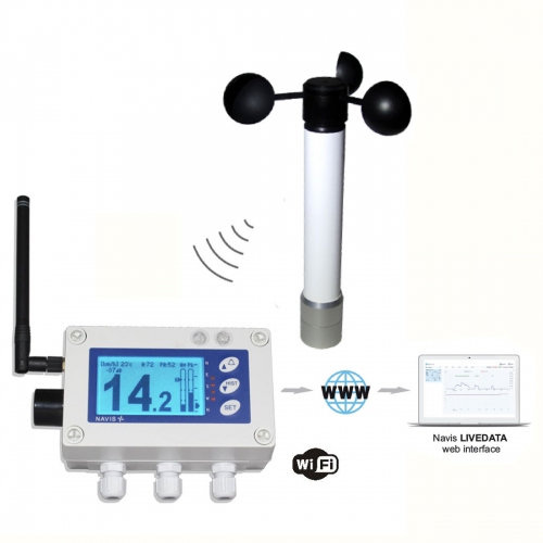 Navis W410XW/WS Wireless Anemometer with Alarm 1300m WIFI