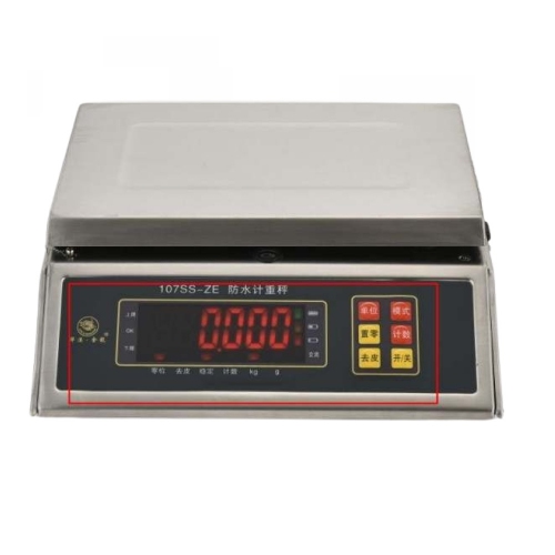 Huaxi 30kg/0.5g Waterproof IP68 Stainless Steel Digital Weighing Scale