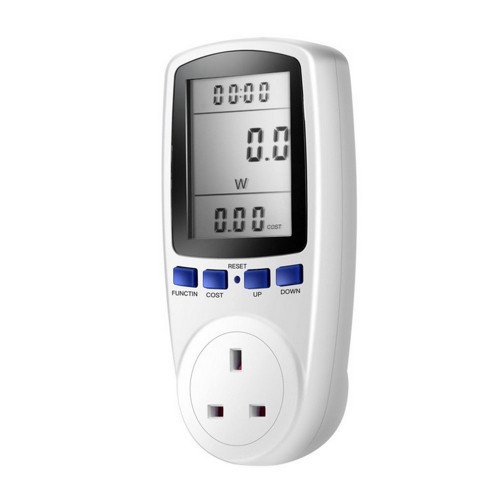GMM-DDS108 Digital Power Consumption Energy Meter UK Plug Socket