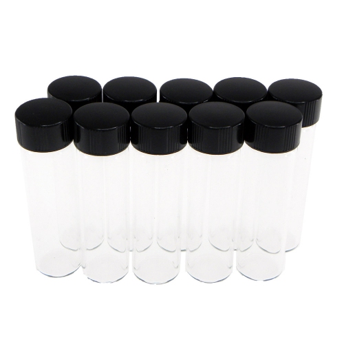 Heliognosis Test tubes, set of 10 with caps for The Experimental Energy Meter