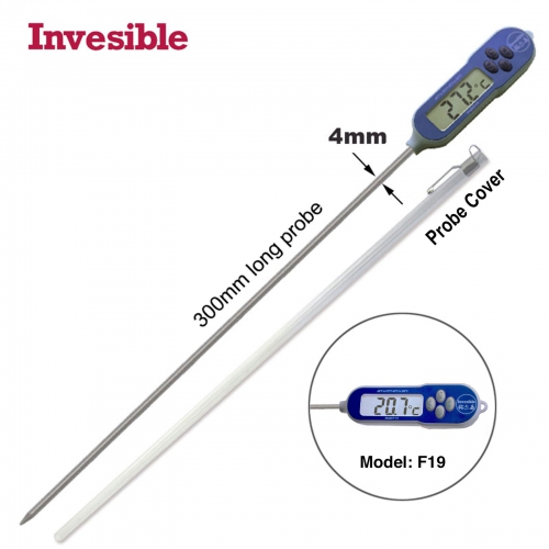 Invesible F19 Digital Probe Thermometer with 300mm long SS304 probe