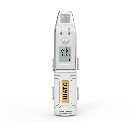 Huato HE174 Temperature Humidity Dew Point Data Logger IP67 -30~70℃ (±0.3℃, ±3%RH)