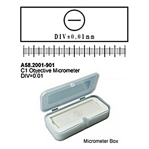Stage Micrometer DIV=0.01 Calibration Slide
