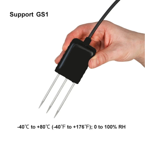 UbiBot Soil Temperature & Moisture Probe (-40℃ to +85℃) 80mm probe 3m cable for GS1 & SP1
