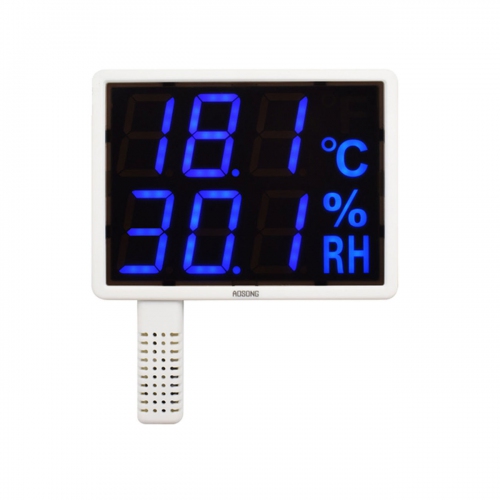 Aosong AS108-B Indoor Wall Mounted 1.5" LED Thermo-Hygrometer (142x107)