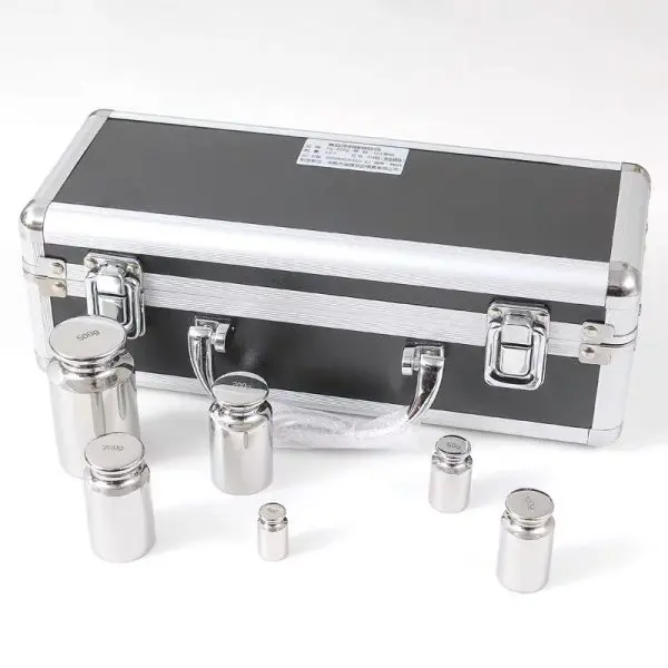 Chrome-CalibratorSet-1to500g-2 M1 Grade Chrome Plated Steel 1g to 500g 12 pcs Set Calibration Weight