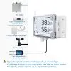UbiBot GS1-AETH1RS Industrial-Grade WIFI RJ45 Temperature Humidity Light Data Logger IoT System + 5V/2A Power Adapter