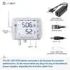 UbiBot GS1-AETH1RS Industrial-Grade WIFI RJ45 Temperature Humidity Light Data Logger IoT System + 5V/2A Power Adapter