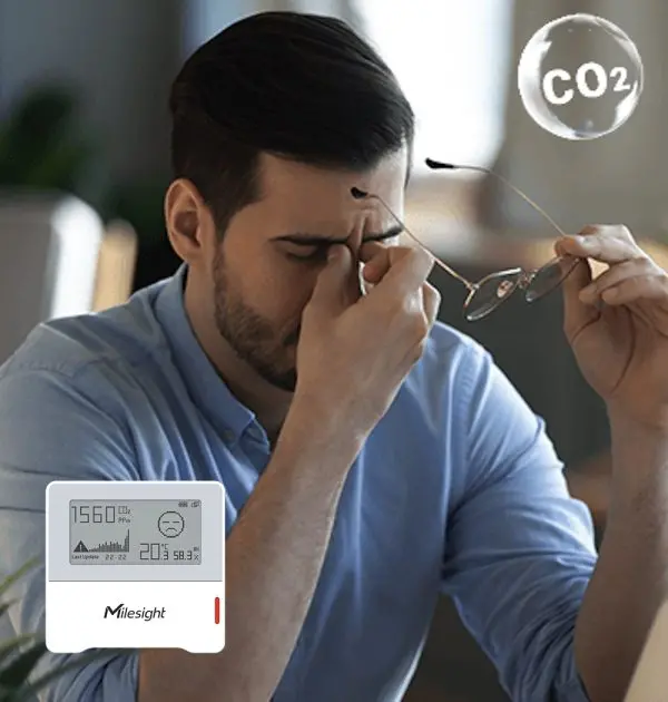 Milesight_AM103-15 Milesight AM103-915M 3-in-1 Indoor Air Quality CO2 Temp %RH LoRaWAN Sensor