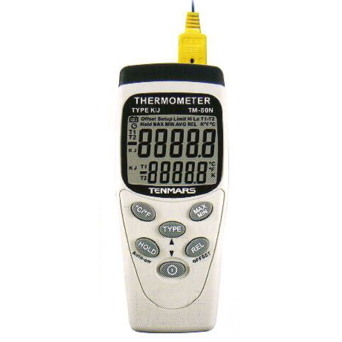 Tkermometer K Type Thermometer Tenmars TM-80N Single Input Channel
