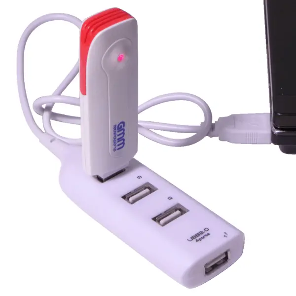 GMM USB Air Purifier / Negative Ioniser with USB 4 Ports Hub