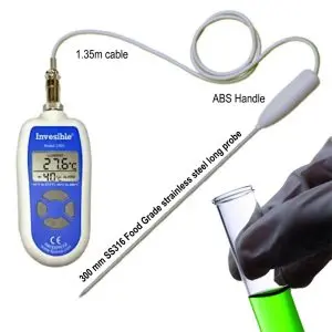 3305-P300-SS316-10 Corrosion Resistant Probe Thermometer