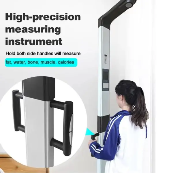 GMM H08F Ultrasonic Height, Weight and Fat Analyzer Foldable BMI Scale c/w Thermal Printer and PC interface software