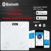 Digital Bluetooth Smart Body Scale Fat BMI Weighing Scale (White)