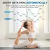 Digital Bluetooth Smart Body Scale Fat BMI Weighing Scale (White)