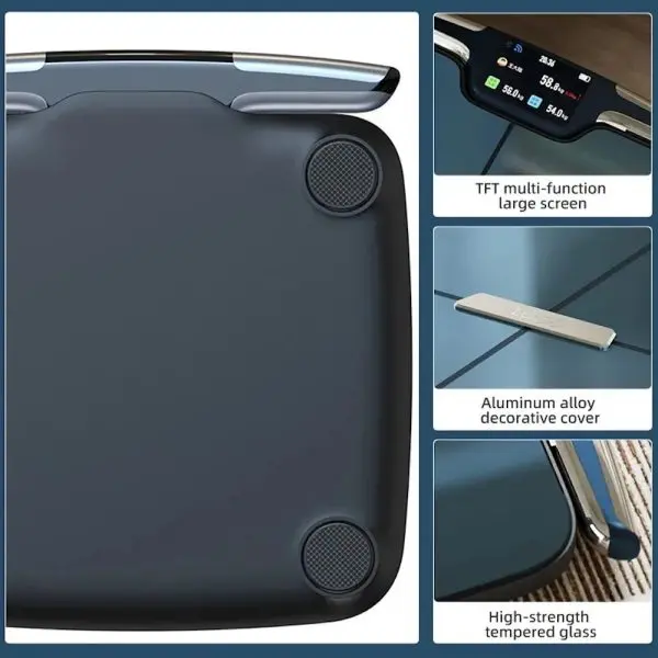 GMMCF577-22 GMM CF577BLE Bluetooth WIFI 8 Electrode Smart Body Composition Scale FREE Ultrasonic Height Measuring Ruler