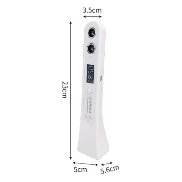 Ultrasonic Stadiometer White-17 GMM CF577BLE Bluetooth WIFI 8 Electrode Smart Body Composition Scale FREE Ultrasonic Height Measuring Ruler
