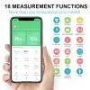 BYH-01BT-16 GMM H01BT Smart Body Fat Scale Ultrasonic Height and Weight Machine (Bluetooth)