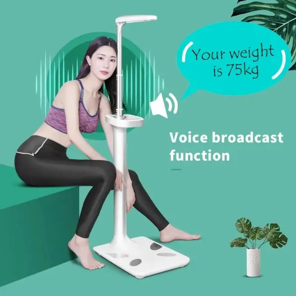 BYH-01BT-17 GMM H01BT Smart Body Fat Scale Ultrasonic Height and Weight Machine (Bluetooth)