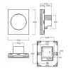 EM21-CO2-12 Tongdy EM21-CO2 Wall mounted CO2 Monitor with Wi-Fi RJ45 and Data Logger