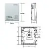 F2000TSM-CO2-L12 Tongdy F2000TSM-CO2-L110-N-02 Wall mounted CO2 Indicator Controller
