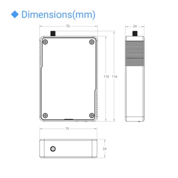 Milesight-UG56-15 Milesight UG56-915M Industrial LoRaWAN® Gateway