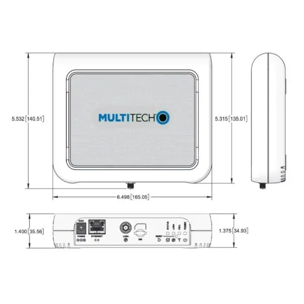 MultiTech LoRaWAN® Gateway for Kaiterra Sensedge Go Wireless Air Quality Monitor