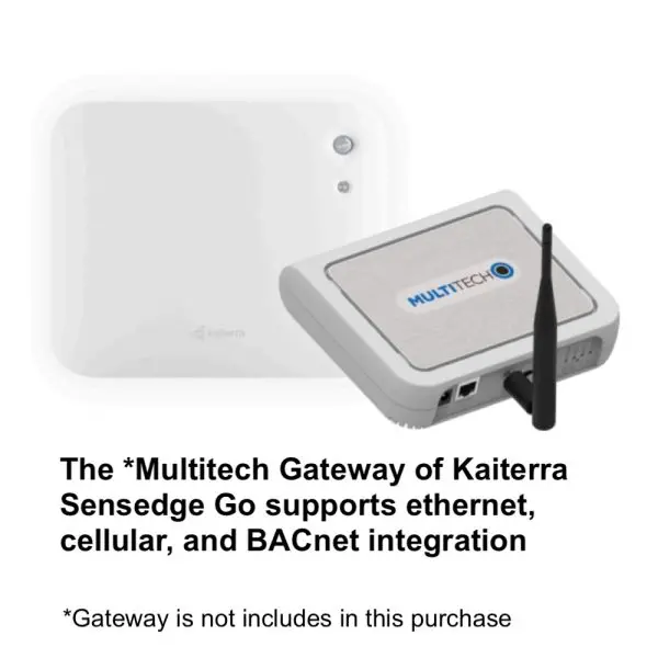 Sensedge Go SE-100-15 Kaiterra SE-300 Sensedge Go Commercial LoRaWAN Wireless IAQ Sensor Monitor