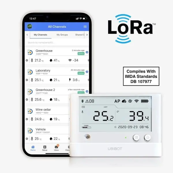 WS1-Pro-L-10-IMDA UbiBot LoRa Smart Sensor