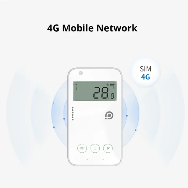 ws4-A4G-5 UbiBot WS4-A4G Temperature Humidity Light Data Logger Cellular IoT System
