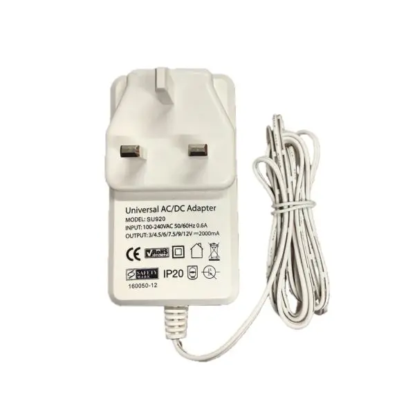 PowerPac SU920-13 PowerPac AC/DC Power Adapter 3V ~ 12VDC 2000mA (SU920)