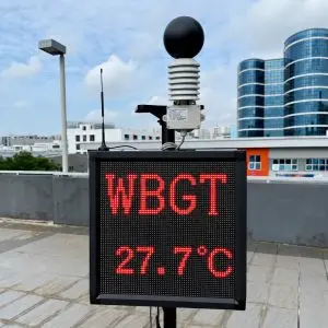 GMM-WBGT-LED-10 4G / WIFI Heat Stress WBGT Monitoring System with LED Display Board