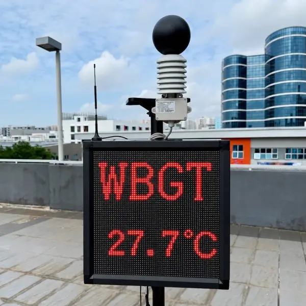 GMM-WBGT-LED-10 4G / WIFI Heat Stress WBGT Monitoring System with LED Display Board
