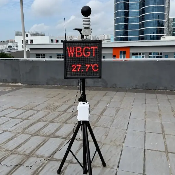 GMM-WBGT-LED-11 4G / WIFI Heat Stress WBGT Monitoring System with LED Display Board